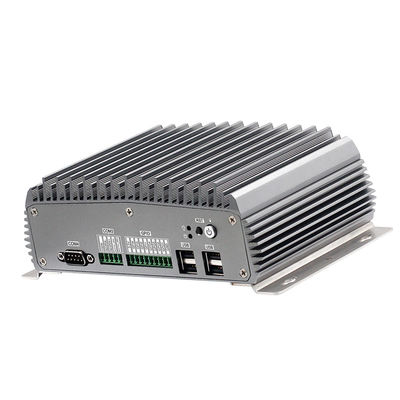 Industrial Small Fanless Computer 6 COM 2 Gigabit LAN Intel 7th Gen I5-7200U I7-7500U CPU